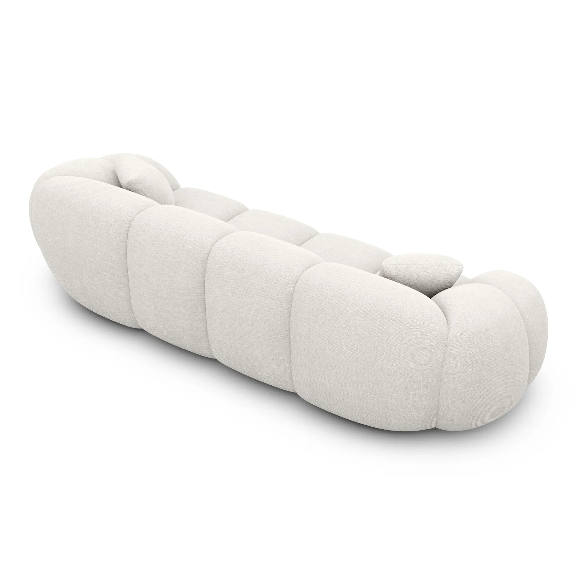Strukturstoff 4-Sitzer Couch Savira – Bild 31