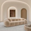 Samtstoff 4-Sitzer Couch Savira – Bild 9