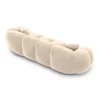 Samtstoff 4-Sitzer Couch Savira – Bild 24
