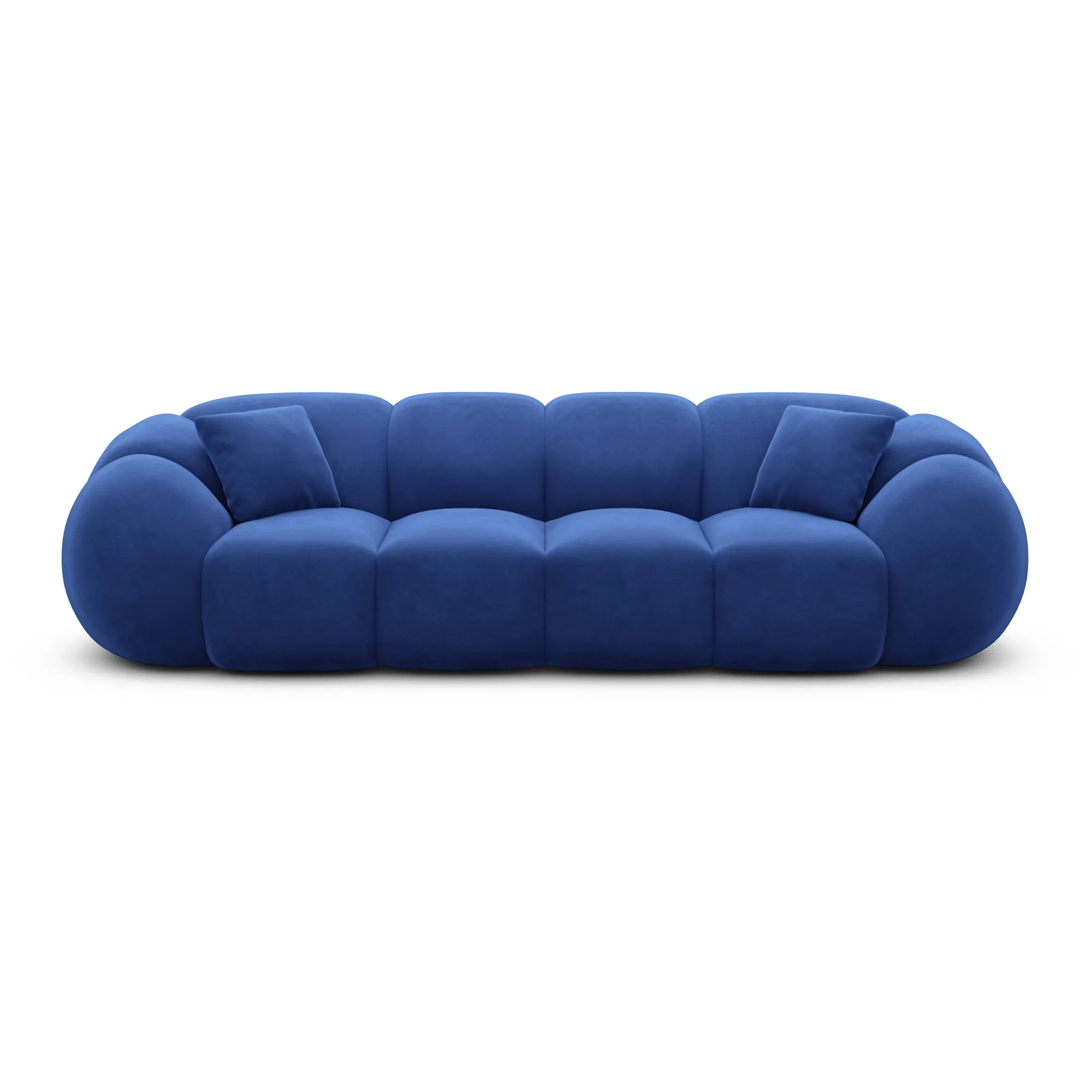 Samtstoff 4-Sitzer Couch Savira – Bild 41