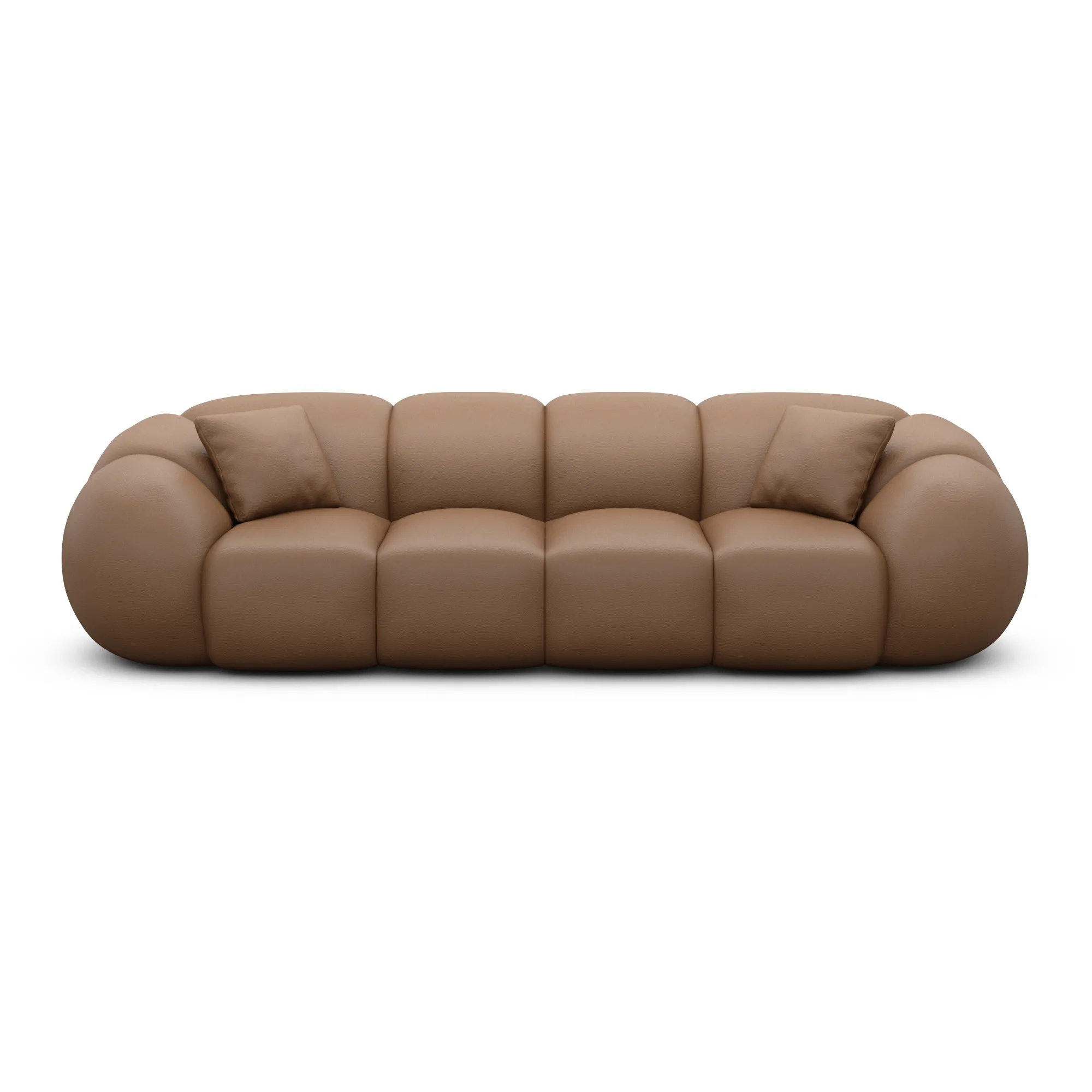 Echtleder 4-Sitzer Couch Savira – Bild 19