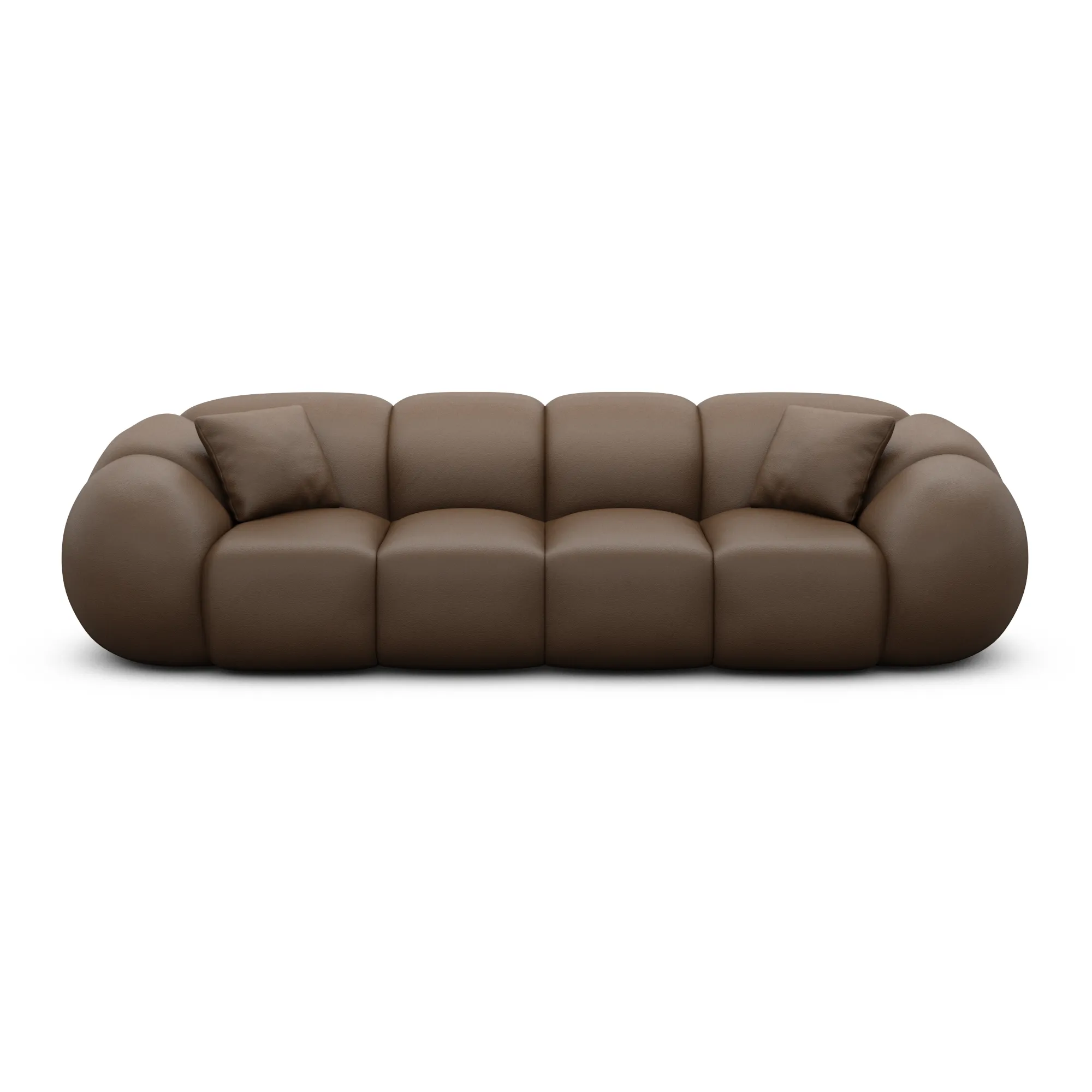 Echtleder 4-Sitzer Couch Savira – Bild 25