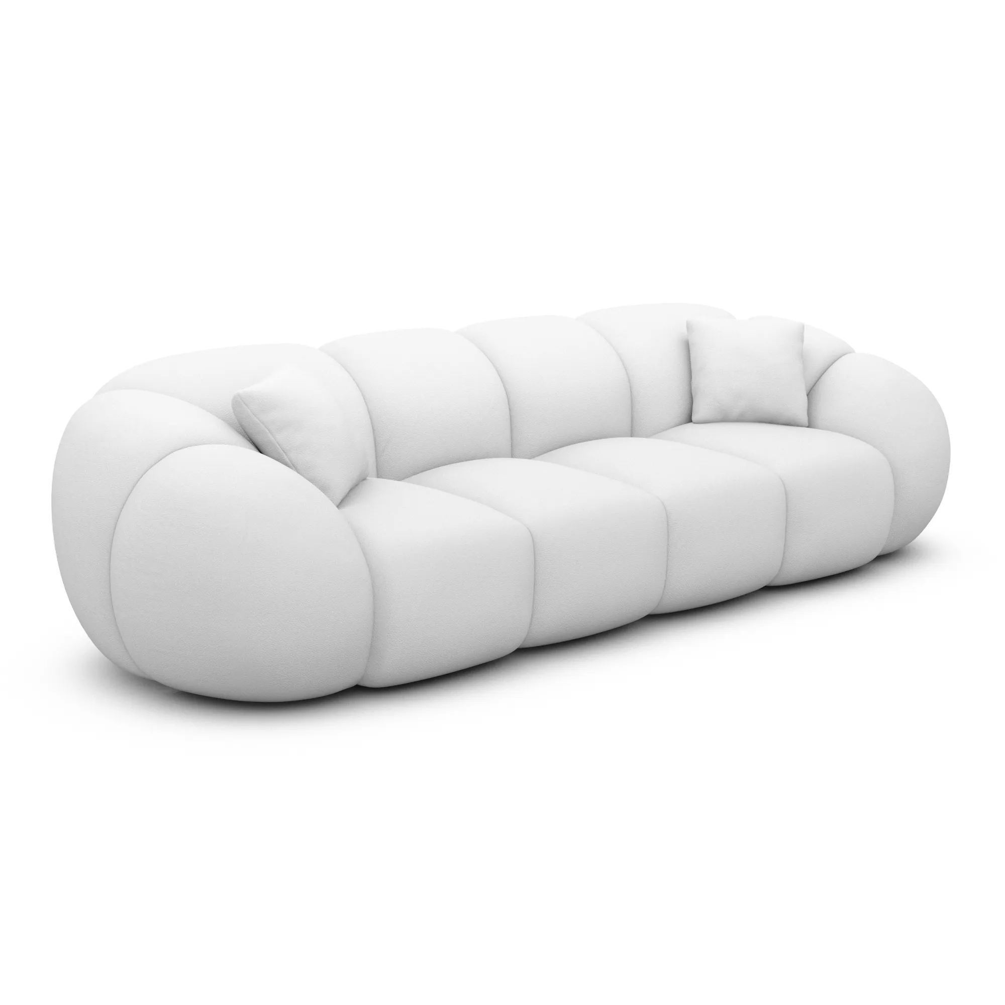 Echtleder 4-Sitzer Couch Savira – Bild 9