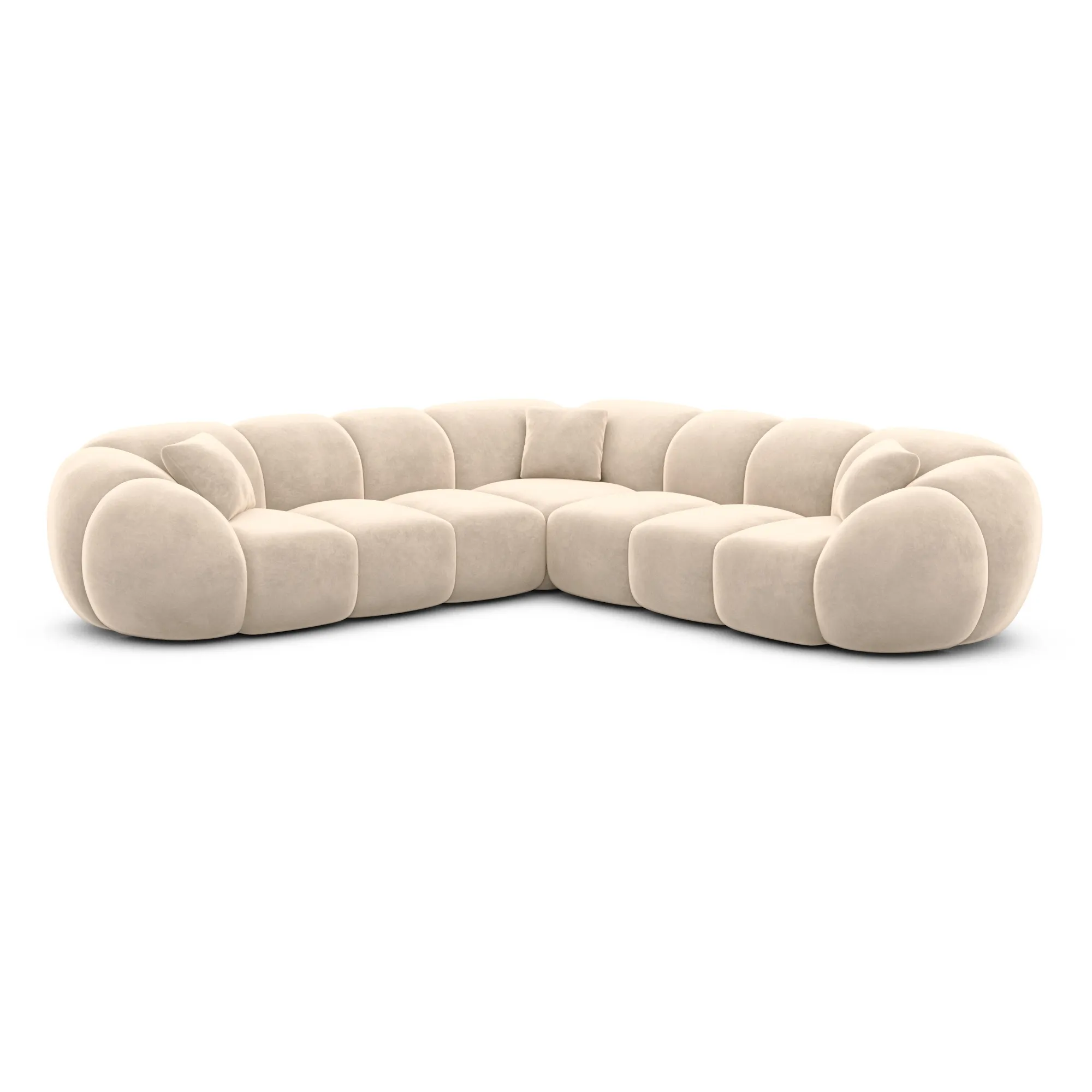 Samtstoff Ecksofa Savira – Bild 34