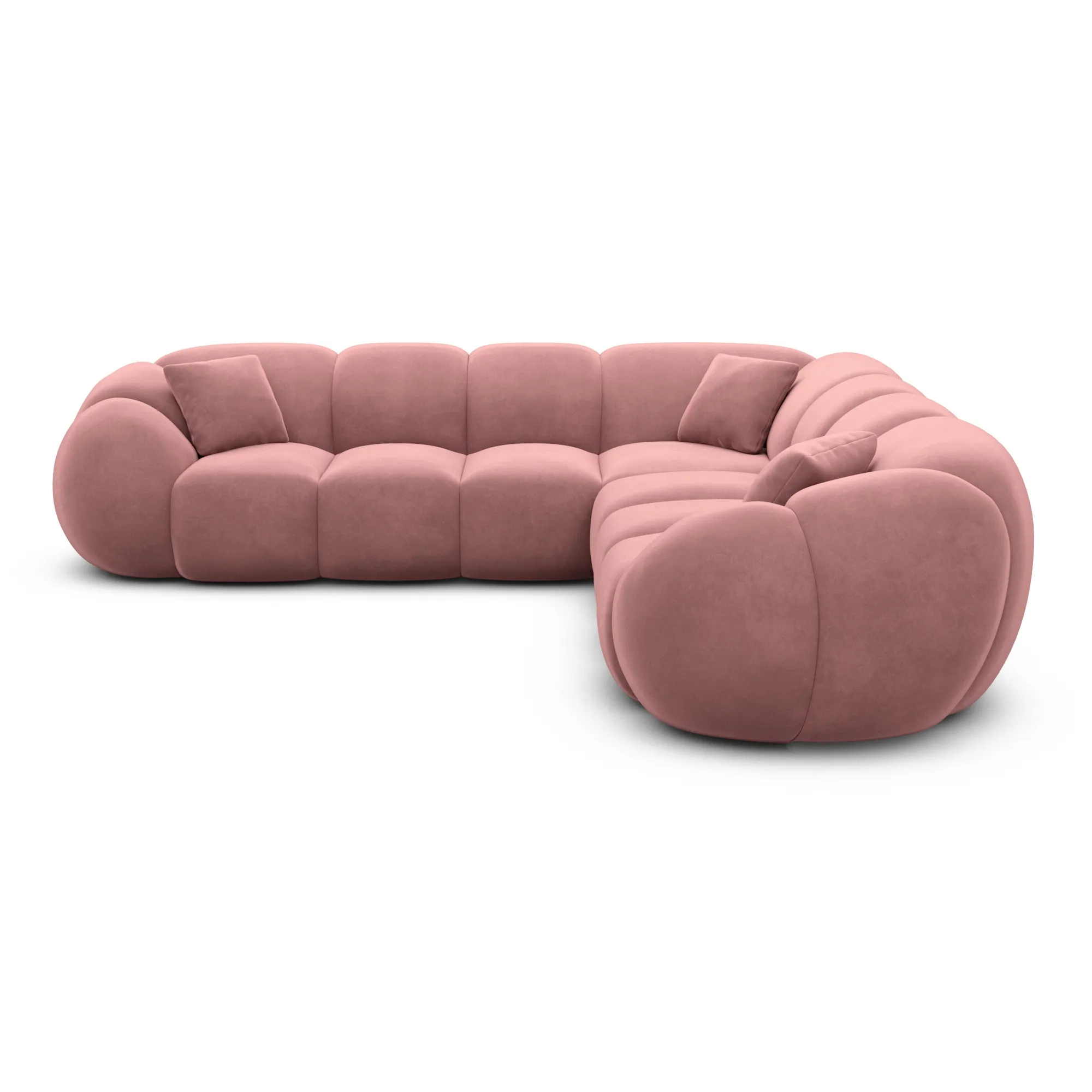 Samtstoff Ecksofa Savira – Bild 14