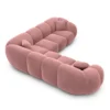 Samtstoff Ecksofa Savira – Bild 15