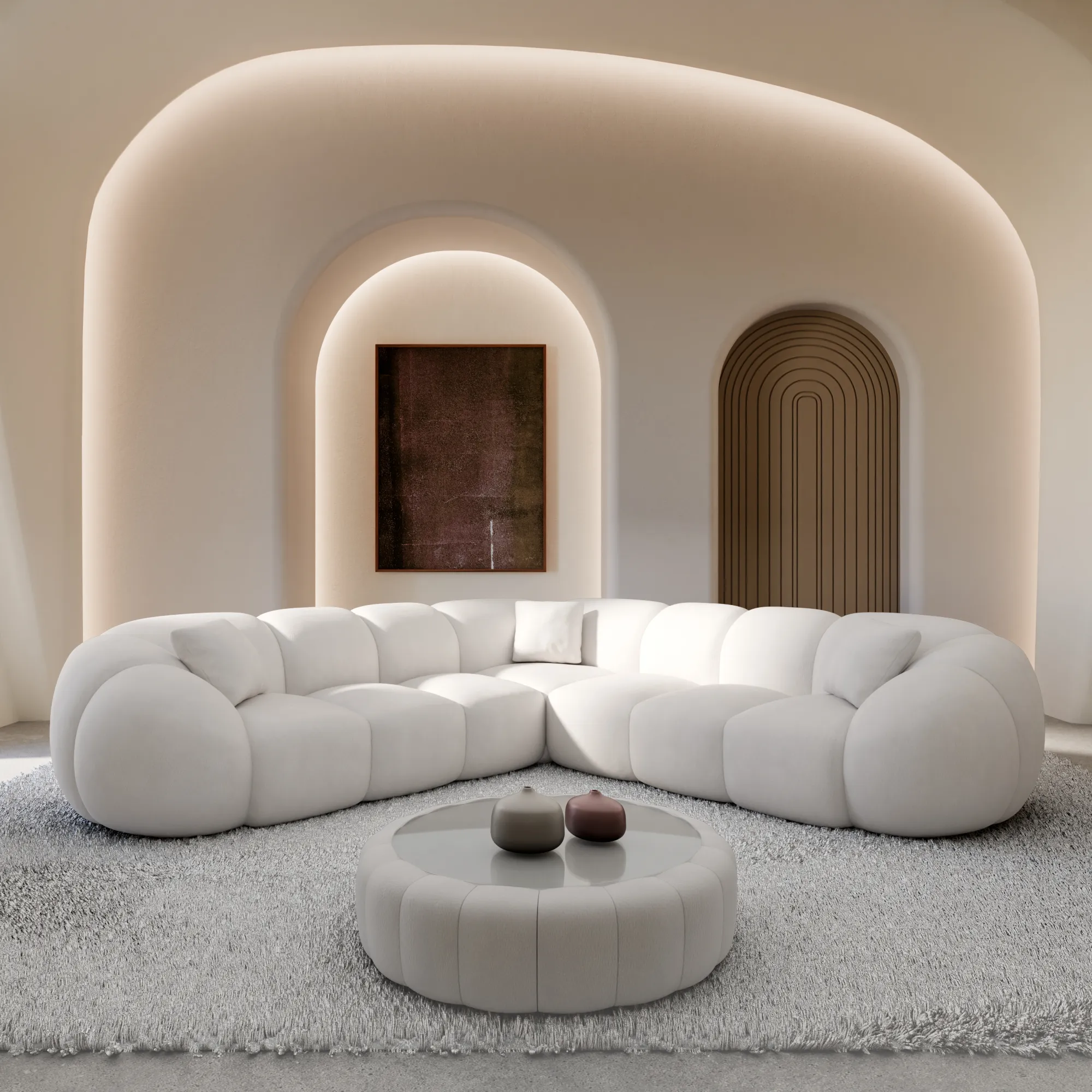 Echtleder Ecksofa Savira – Bild 7