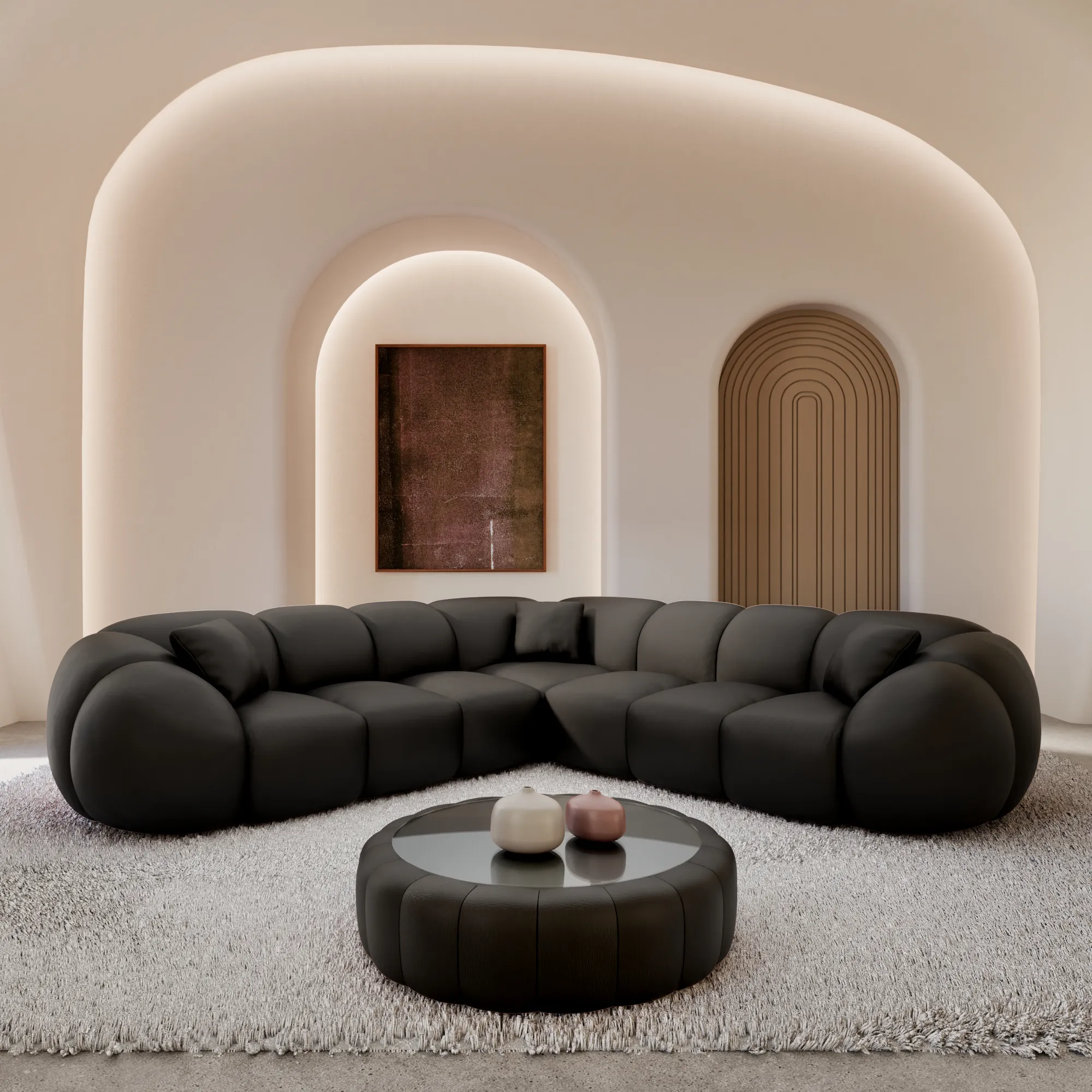 Kunstleder Ecksofa Savira – Bild 3