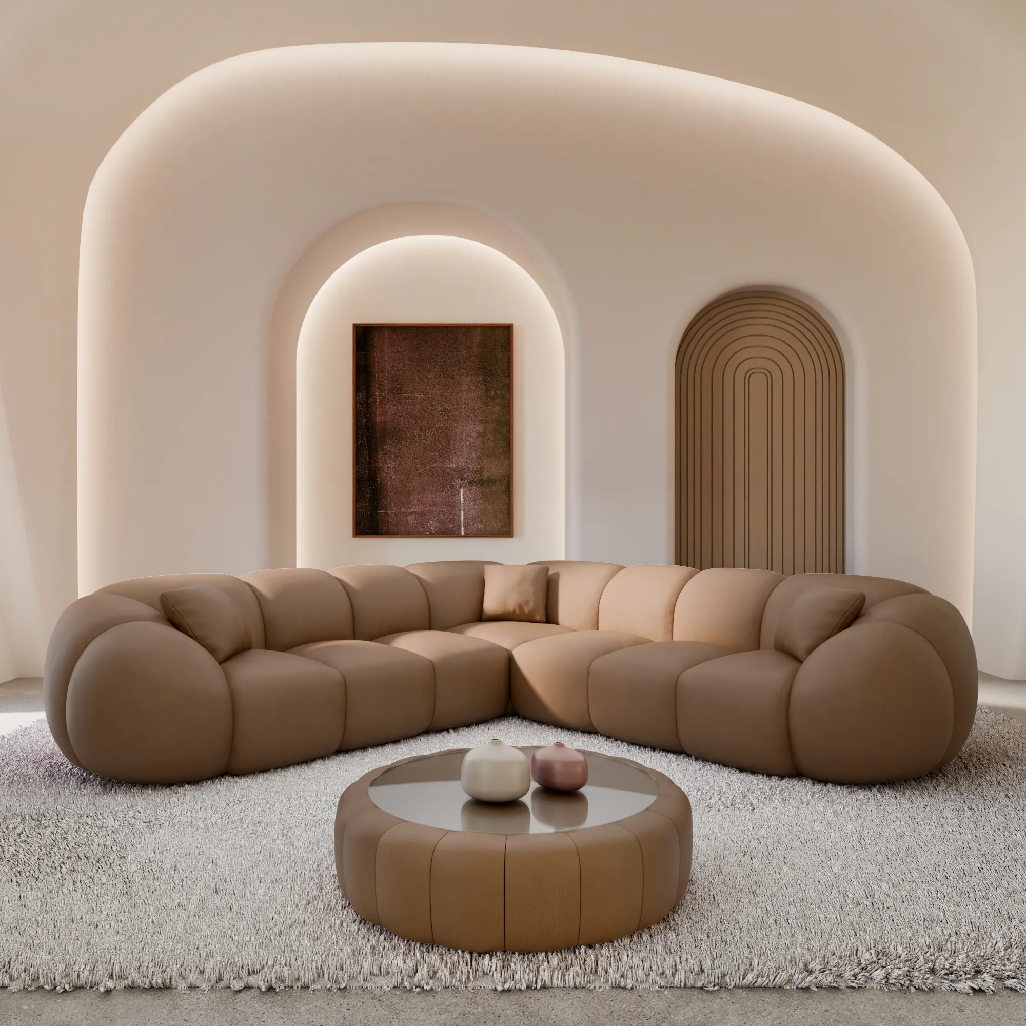 Kunstleder Ecksofa Savira – Bild 4
