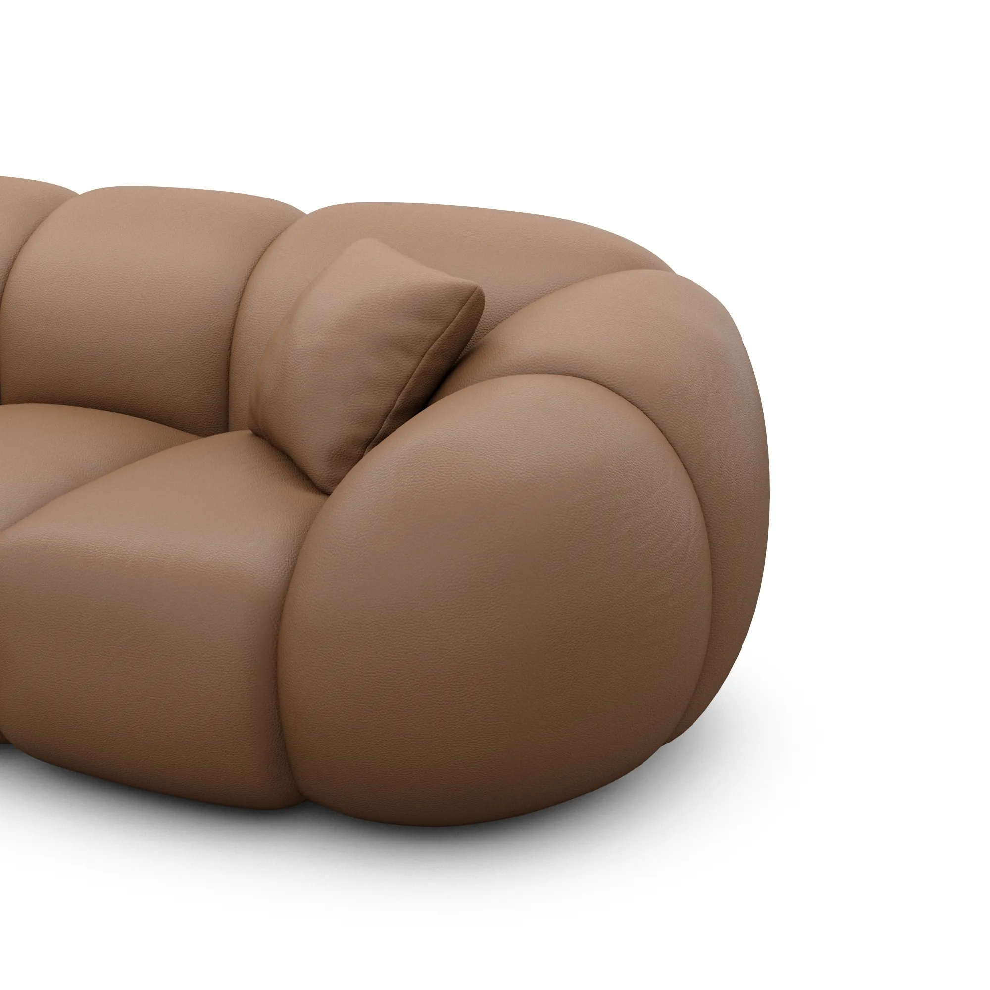 Echtleder L-Form Sofa Savira – Bild 71