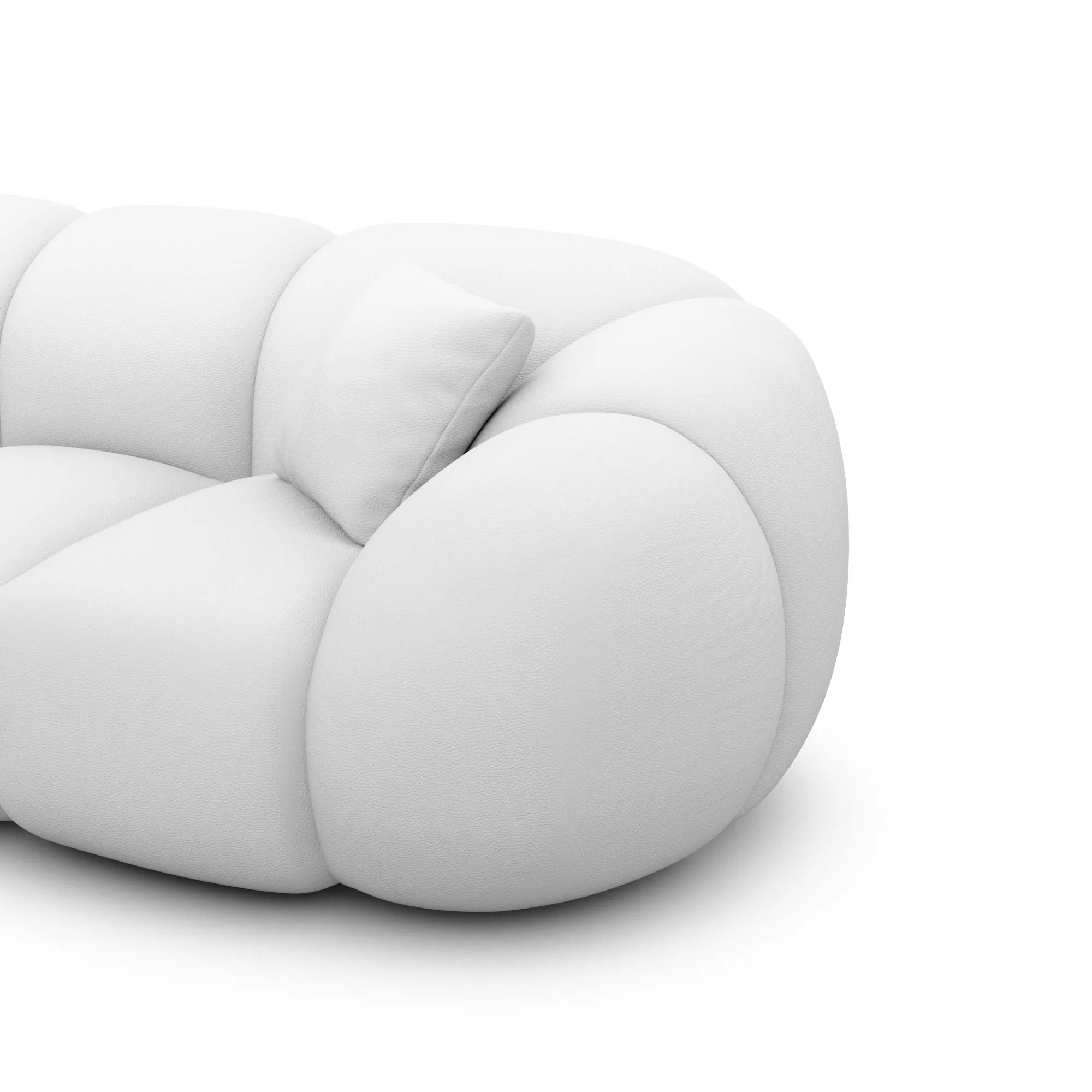 Echtleder L-Form Sofa Savira – Bild 68