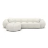 Bouclé L-Form Sofa Savira – Bild 17