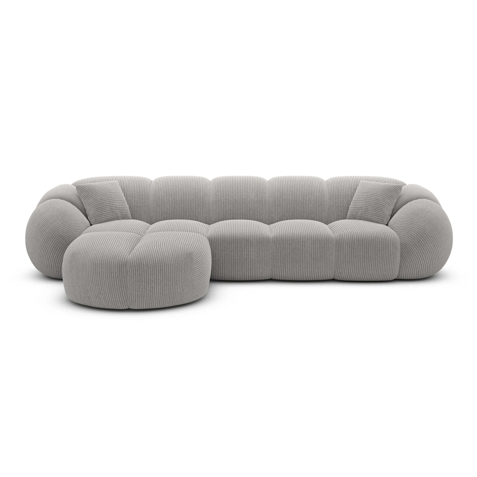 Cord L-Form Sofa Savira – Bild 16