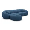 Strukturstoff L-Form Sofa Savira – Bild 60