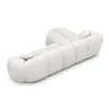 Strukturstoff L-Form Sofa Savira – Bild 74