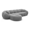 Samtstoff L-Form Sofa Savira – Bild 28