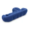 Samtstoff L-Form Sofa Savira – Bild 45