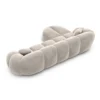 Samtstoff L-Form Sofa Savira – Bild 48