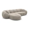 Samtstoff L-Form Sofa Savira – Bild 49