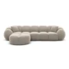 Samtstoff L-Form Sofa Savira – Bild 50