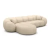 Echtleder L-Form Sofa Savira – Bild 53
