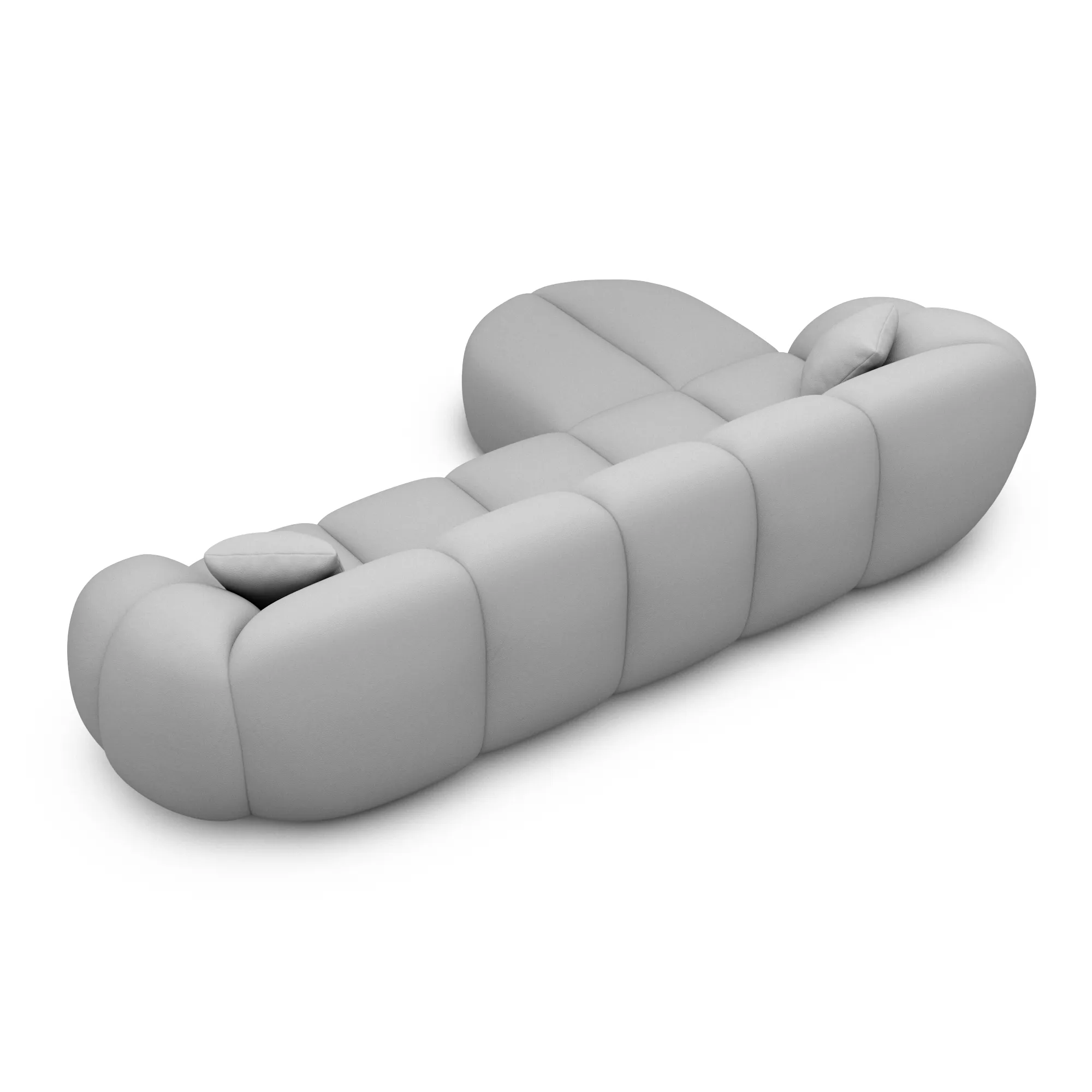 Echtleder L-Form Sofa Savira – Bild 25