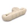 Kunstleder L-Form Sofa Savira – Bild 25