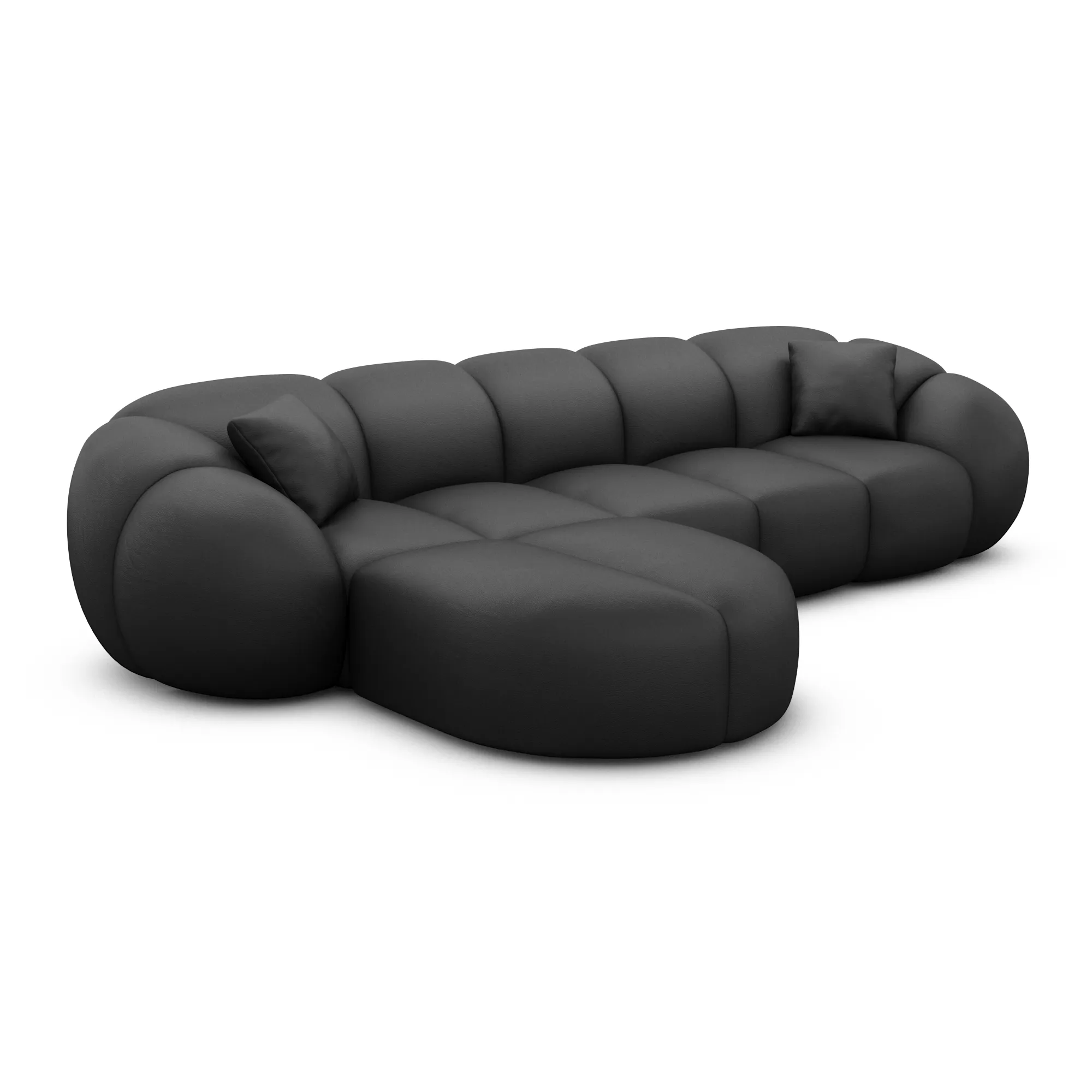 Kunstleder L-Form Sofa Savira – Bild 26