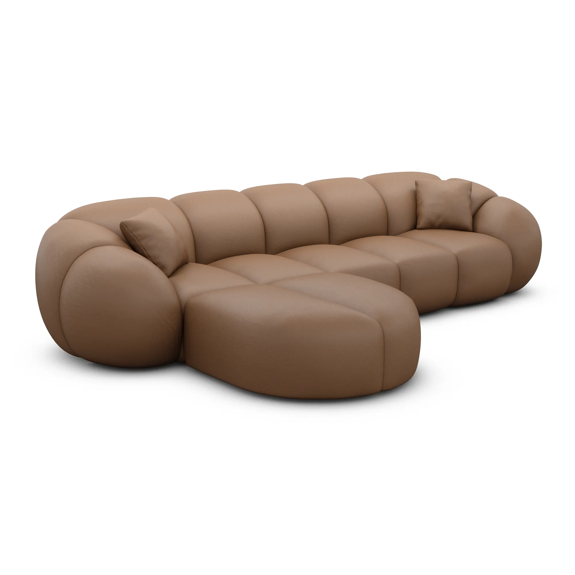 Kunstleder L-Form Sofa Savira – Bild 29