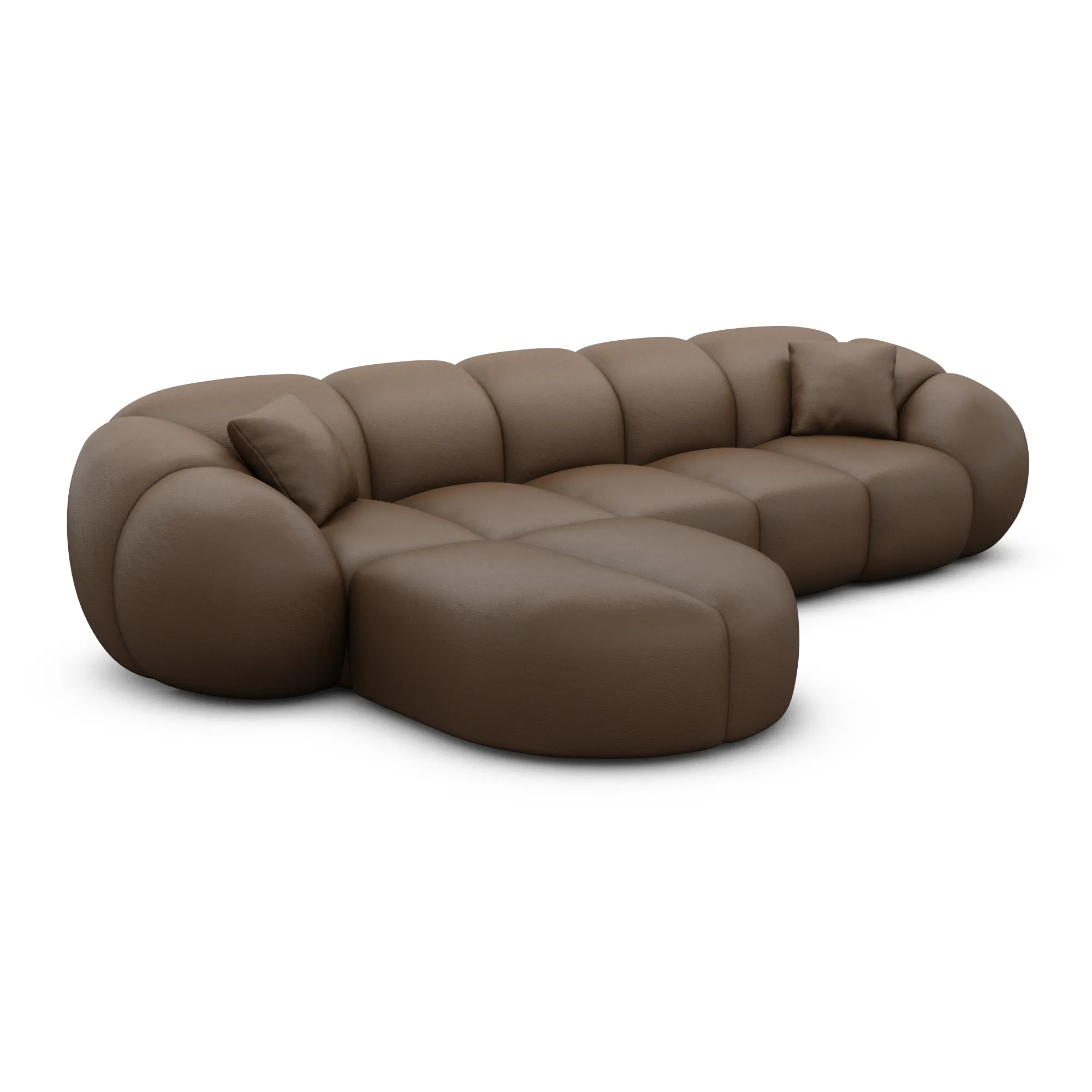 Kunstleder L-Form Sofa Savira – Bild 35