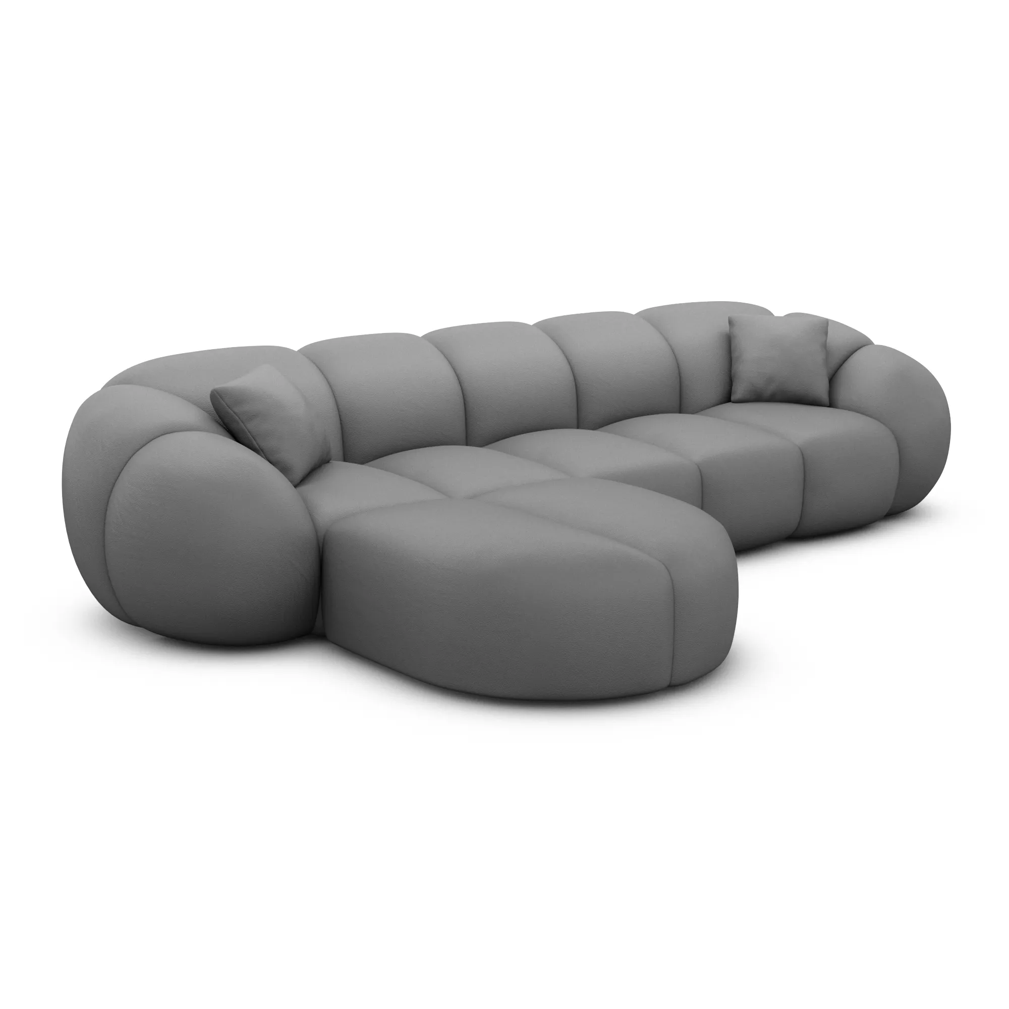 Kunstleder L-Form Sofa Savira – Bild 38
