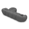 Bouclé L-Form Sofa Savira – Bild 21