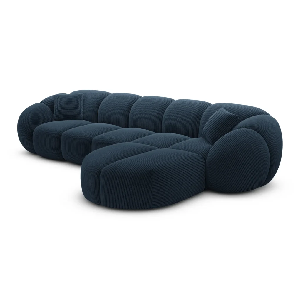 Cord L-Form Sofa Savira