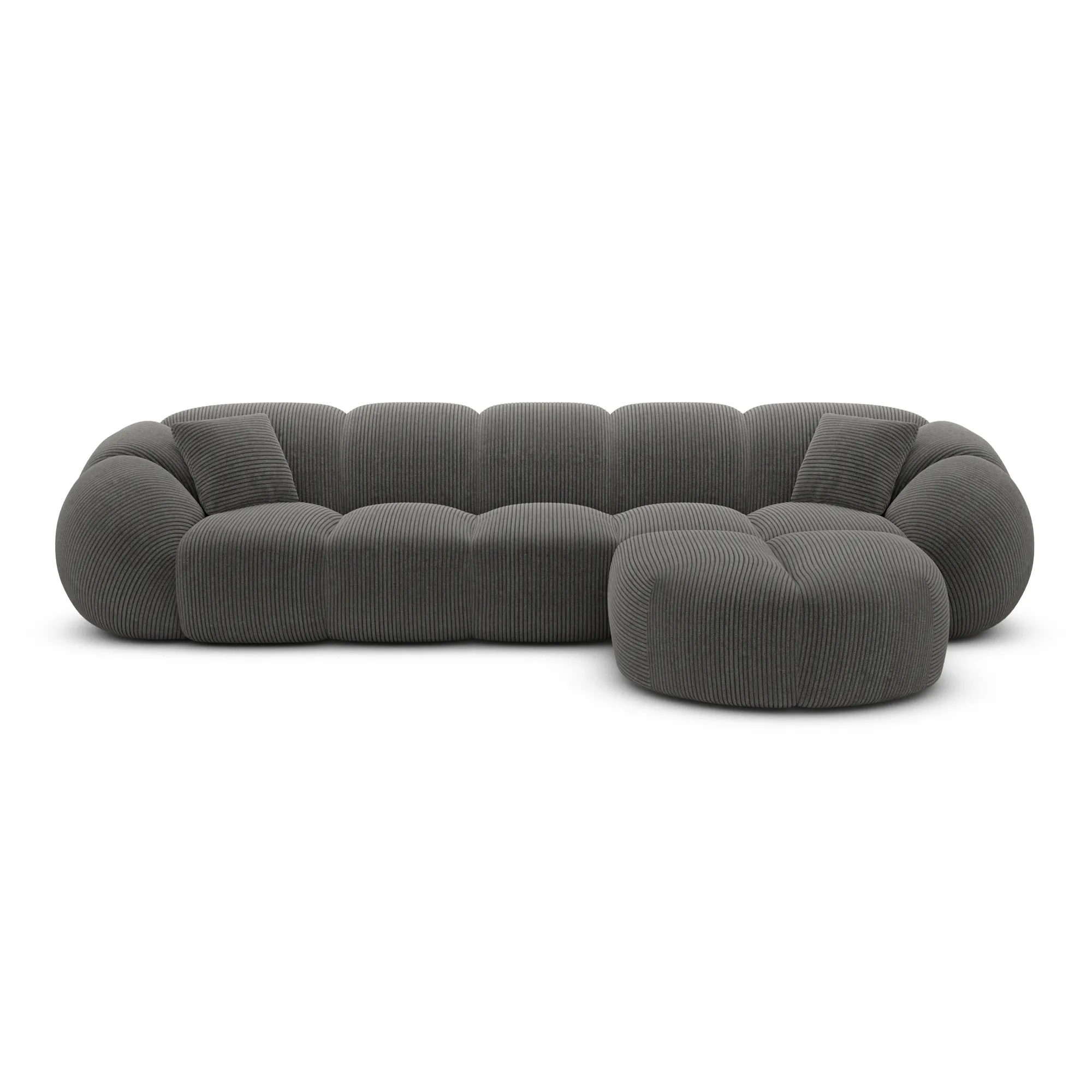 Cord L-Form Sofa Savira – Bild 22