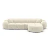Cord L-Form Sofa Savira – Bild 25
