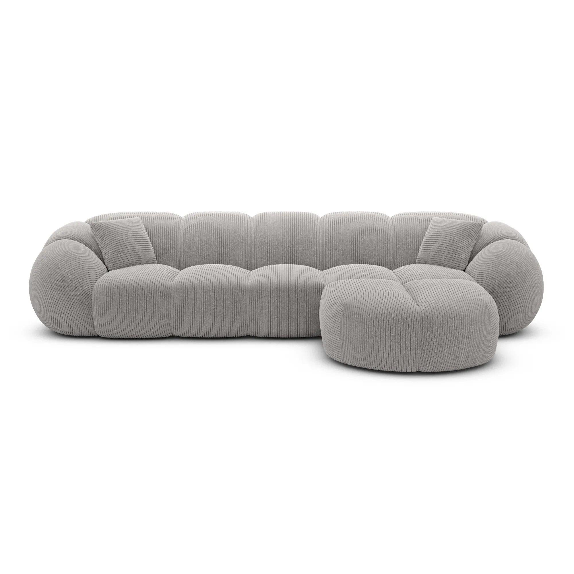Cord L-Form Sofa Savira – Bild 28