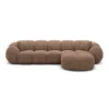 Strukturstoff L-Form Sofa Savira – Bild 25