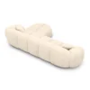 Strukturstoff L-Form Sofa Savira – Bild 29