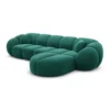Samtstoff L-Form Sofa Savira – Bild 67