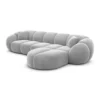 Samtstoff L-Form Sofa Savira – Bild 70
