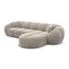 Samtstoff L-Form Sofa Savira – Bild 85