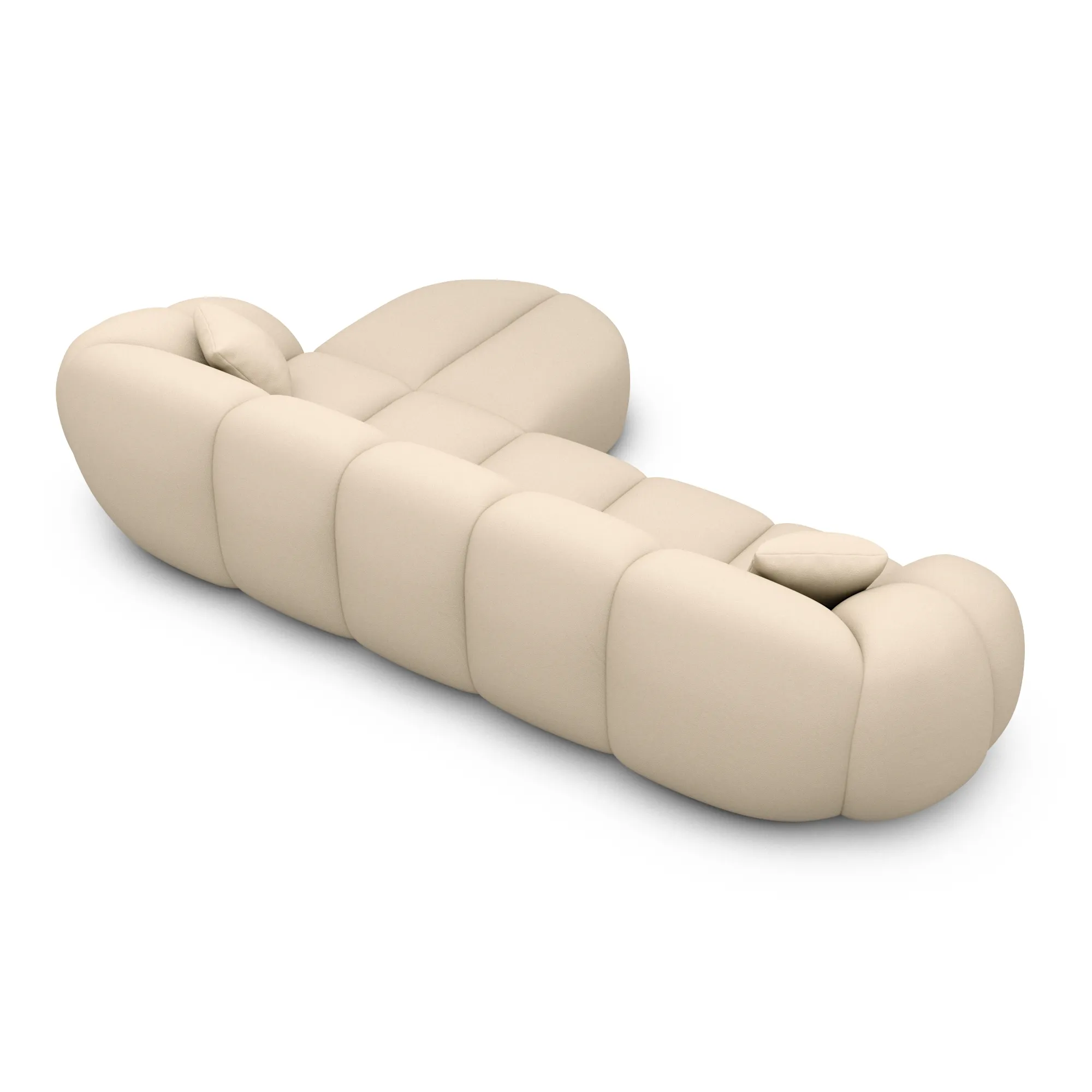 Echtleder L-Form Sofa Savira – Bild 31