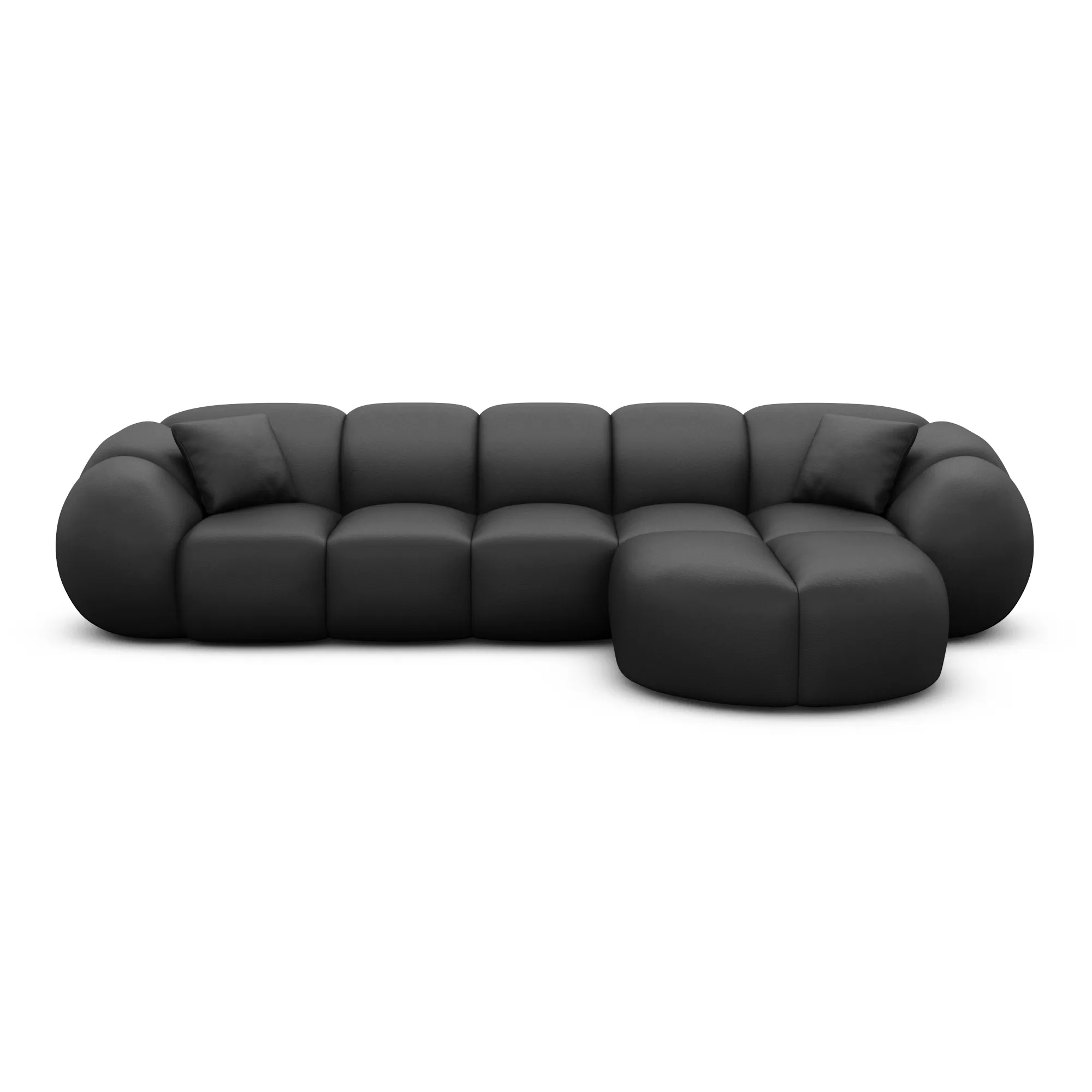 Echtleder L-Form Sofa Savira – Bild 33