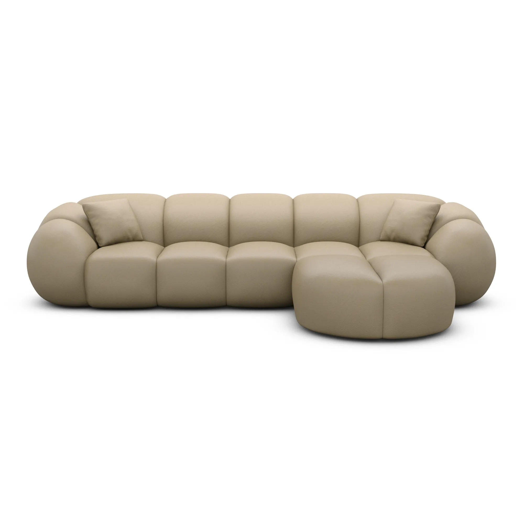Echtleder L-Form Sofa Savira – Bild 39