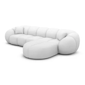 Echtleder L-Form Sofa Savira