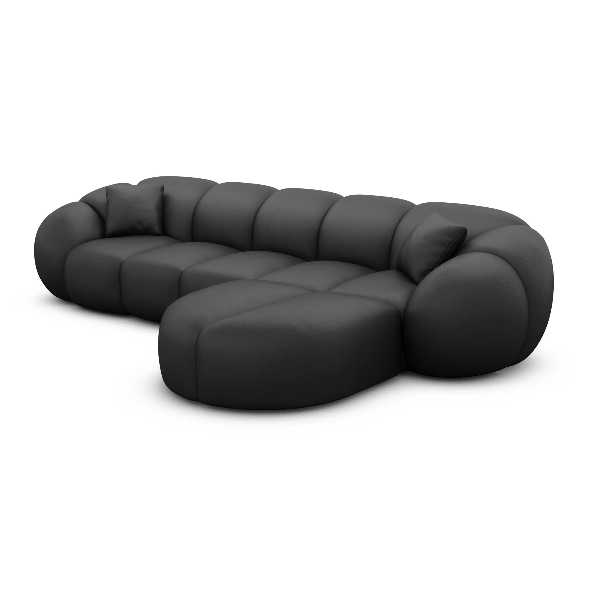 Kunstleder L-Form Sofa Savira – Bild 50