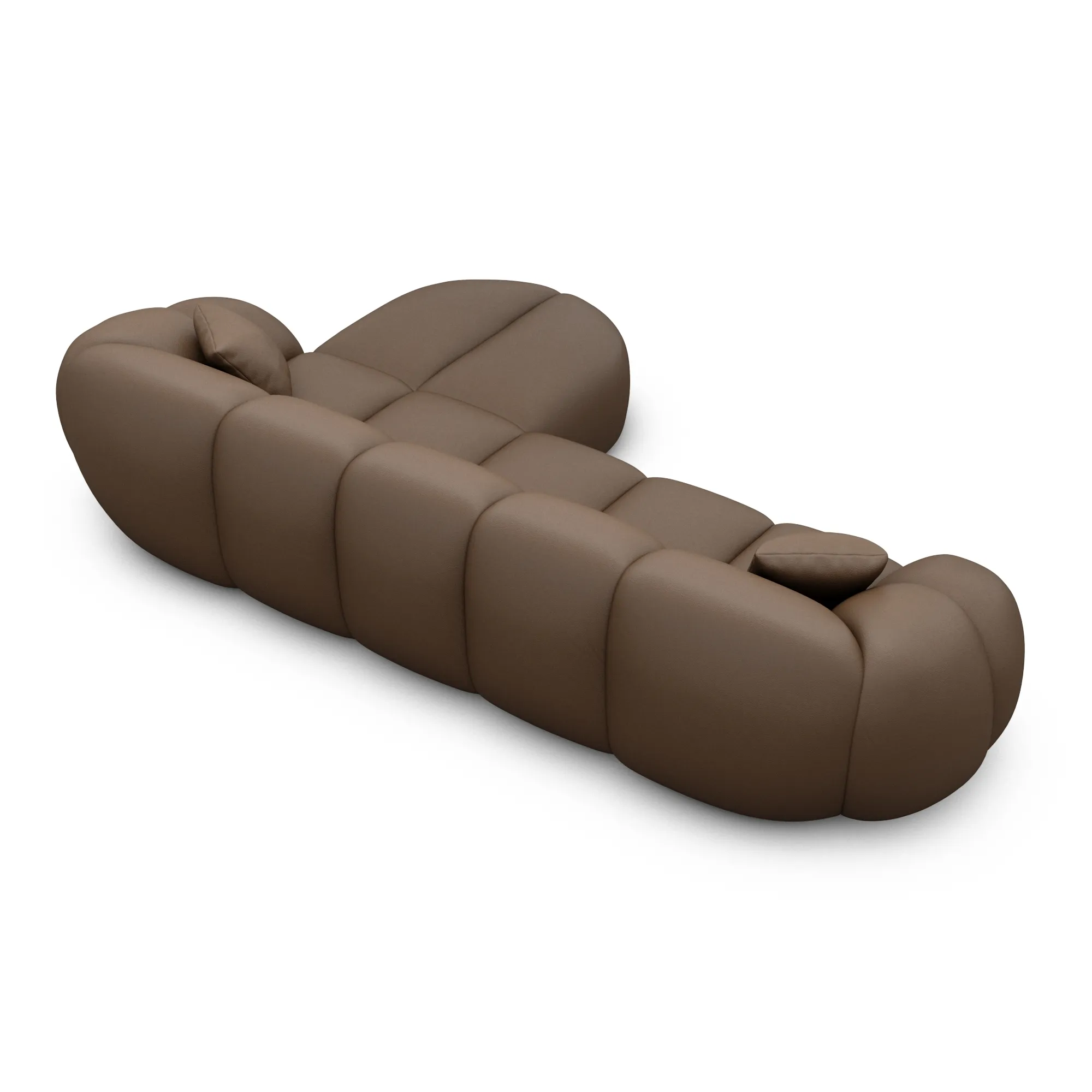 Kunstleder L-Form Sofa Savira – Bild 61
