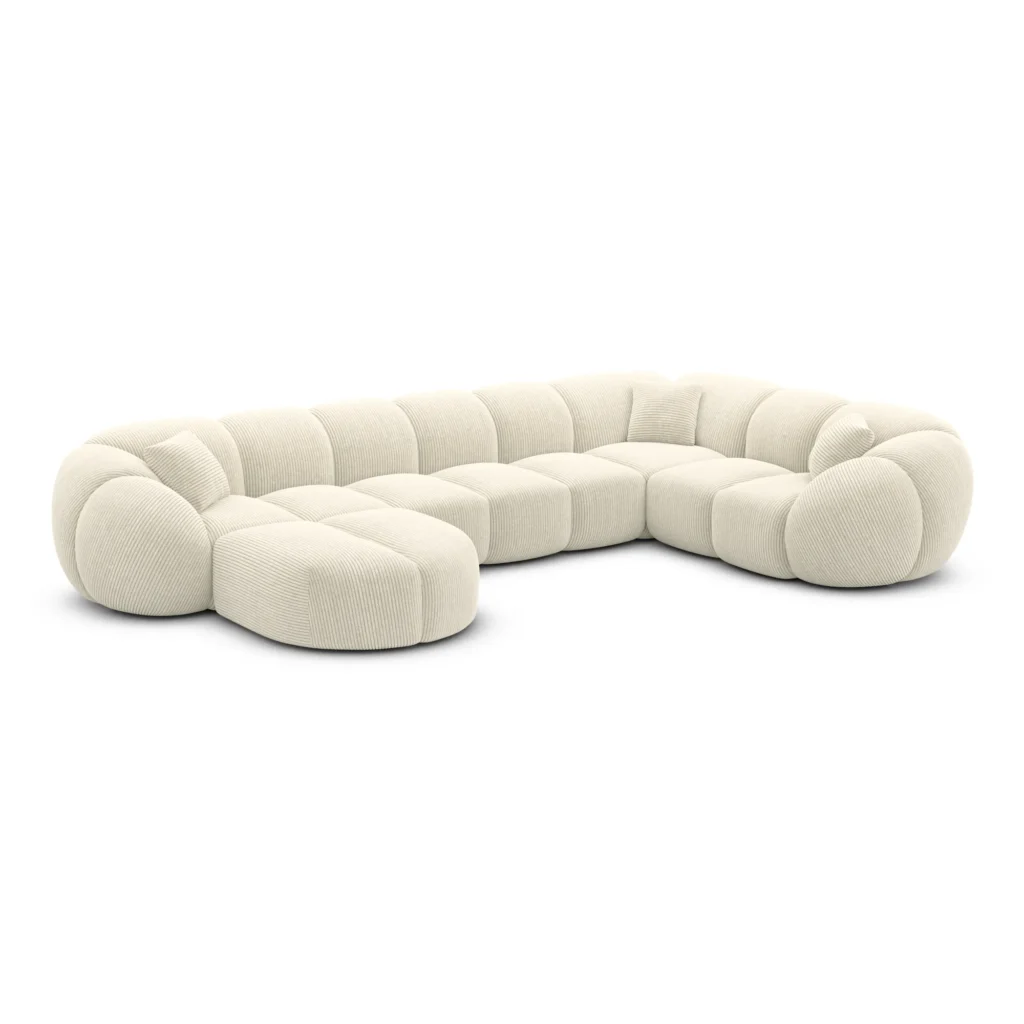 Cord U-Form XL Wohnlandschaft Savira