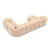Samtstoff U-Form XL Wohnlandschaft Savira – Bild 4