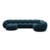Samtstoff U-Form XL Wohnlandschaft Savira – Bild 86